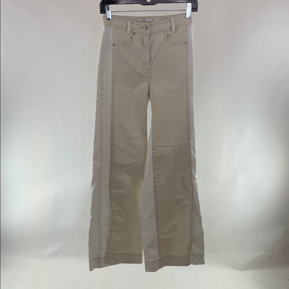 Something Navy Two Tone Wide Leg Jeans, 2 - Picture 5 of 13